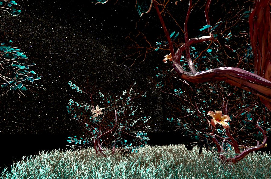 Of Hybrids & Strings, a VR artwork by Lauren Moffatt. A Worlding with the trouble commission by Fabbula